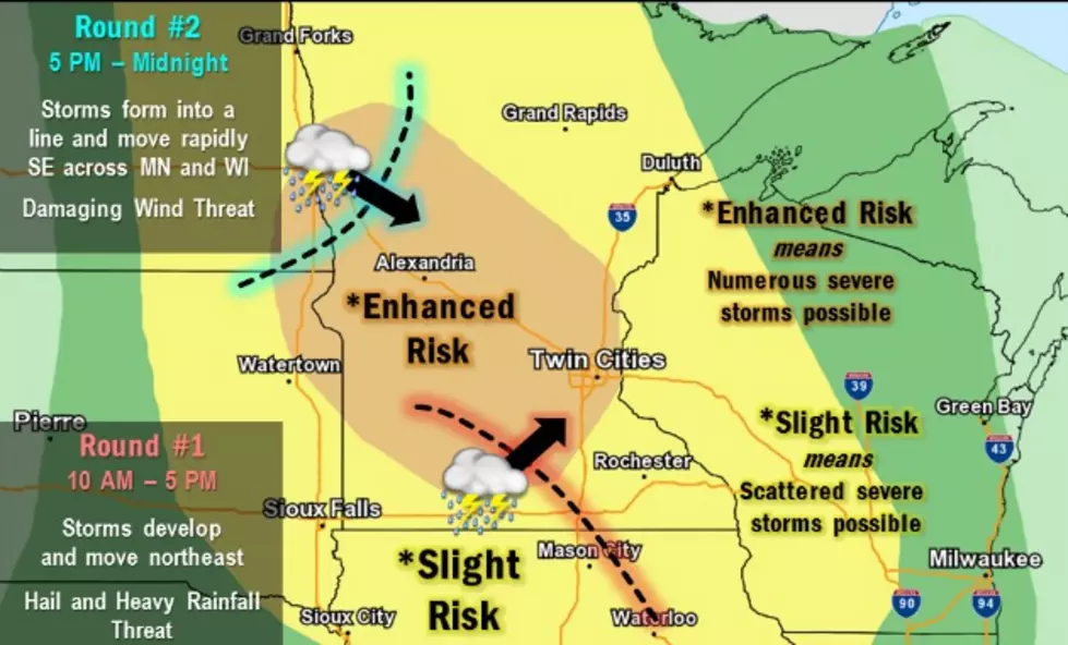 Severe Storms May Develop Today