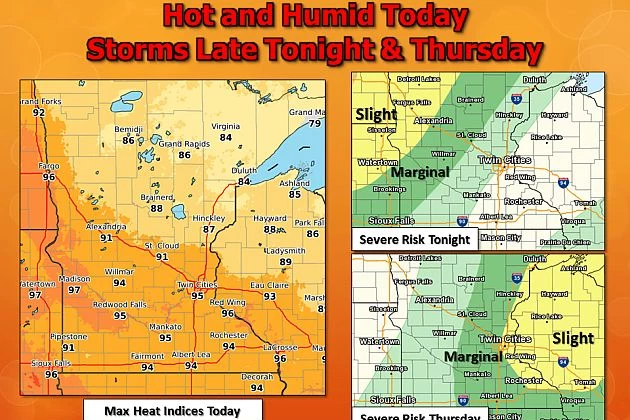 Hot Day, Then Storms Possible