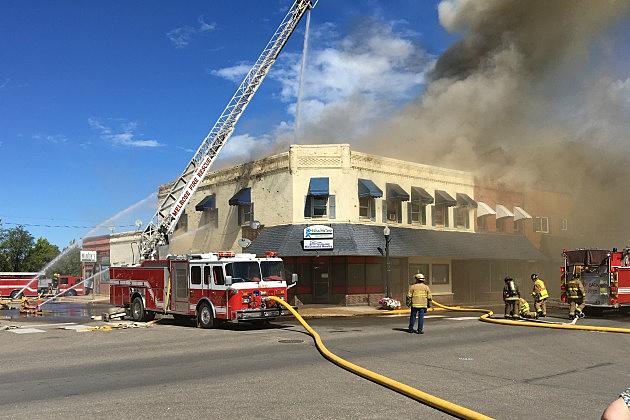 Crews Battling Large Fire in Downtown Melrose