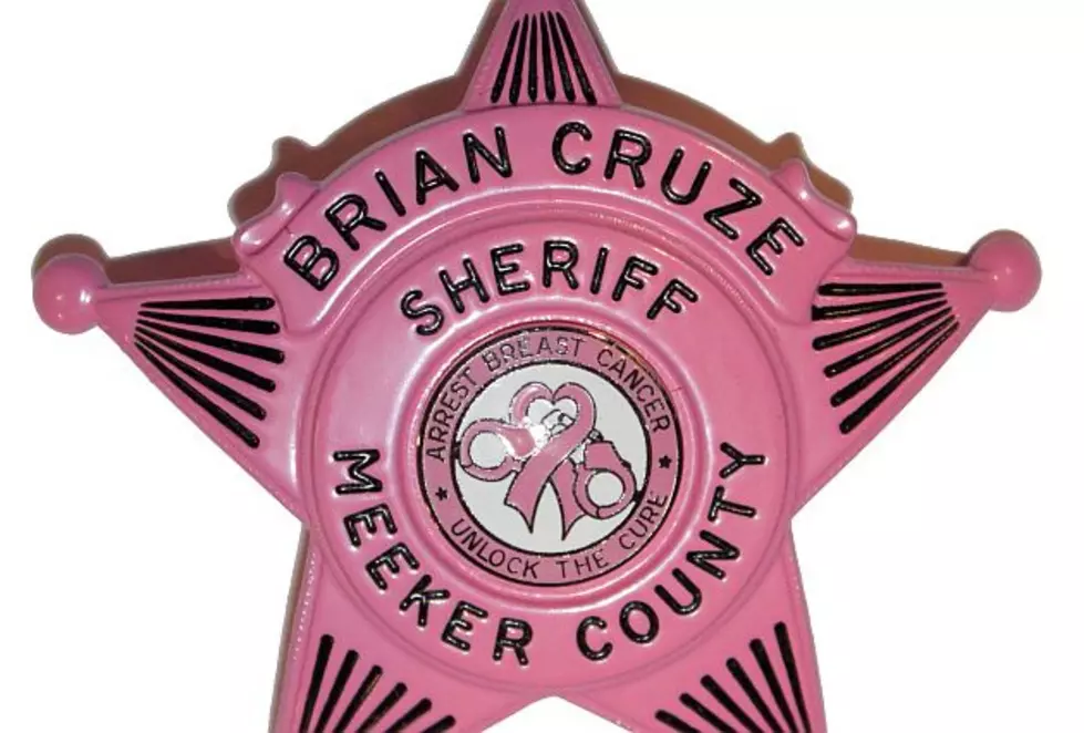 Meeker County Deputies Wearing Hot Pink Badges