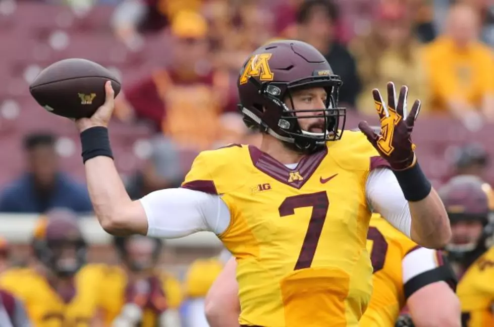 Minnesota QB Mitch Leidner Out Vs. Maryland With Concussion
