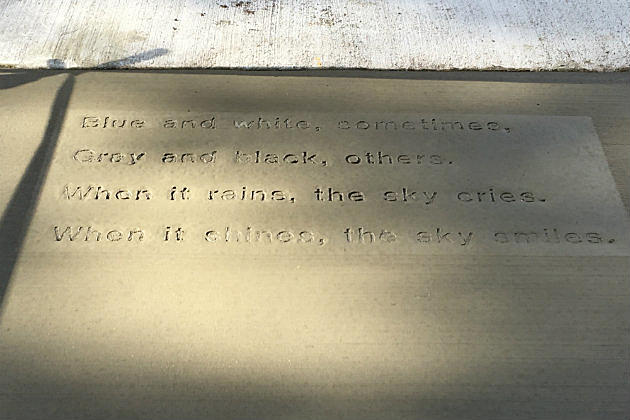 Waite Park Public Library Adds Sidewalk Poetry to Reading Garden