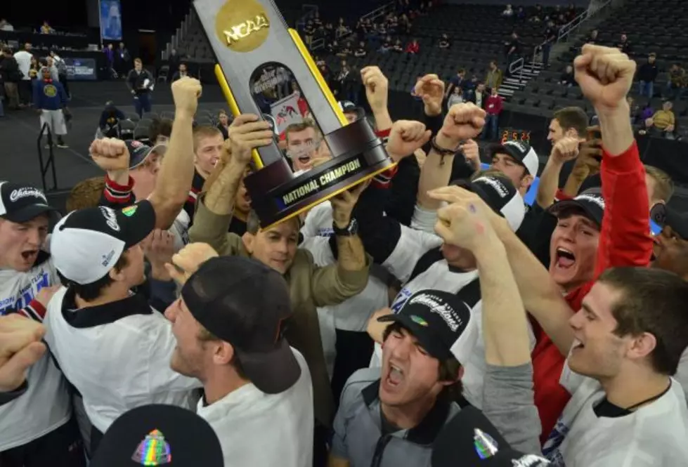 SCSU Wrestlers To Raise 2nd National Championship Banner