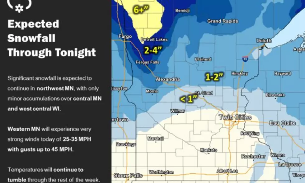 Winter Weather Advisory Issued For Stearns, Todd Counties