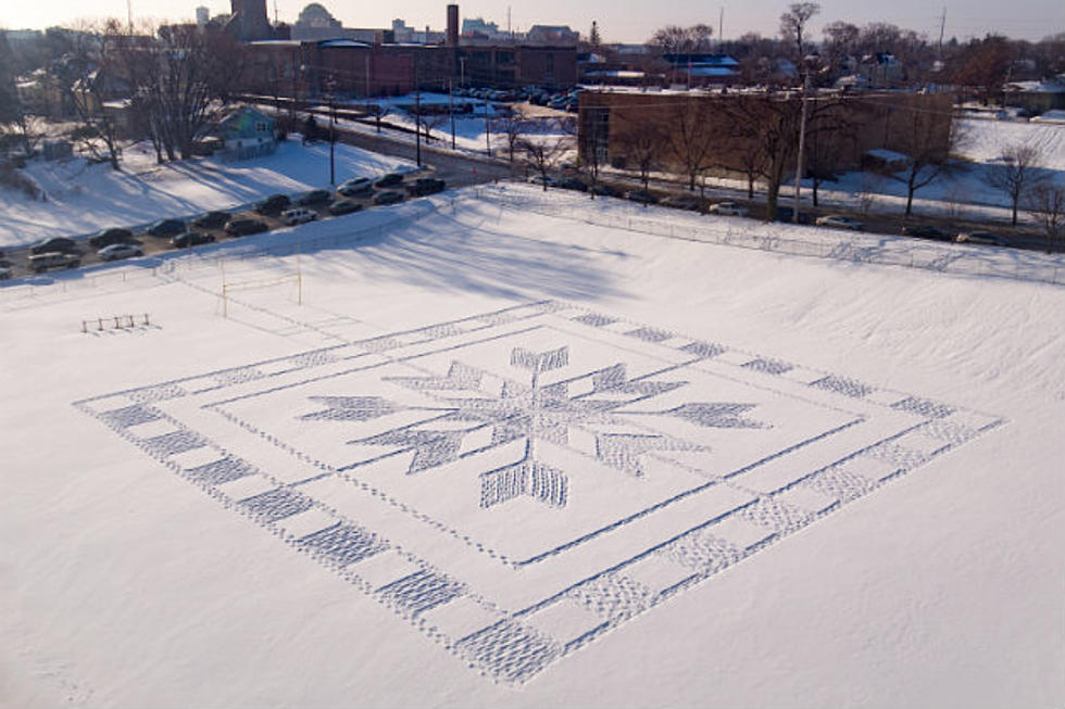 Cathedral Football Field Turn Into Work of Art [VIDEO]