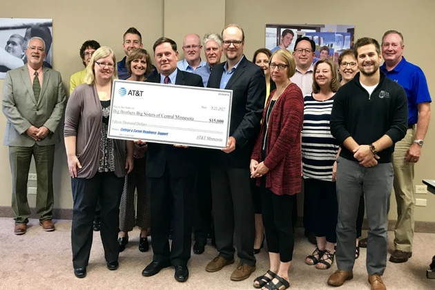 Big Brothers Big Sisters of Central Minnesota Receives Big Donation from Telecom Giant