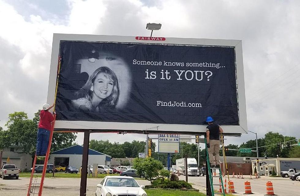 Billboard for Jodi Huisentruit Vandalized in Mason City
