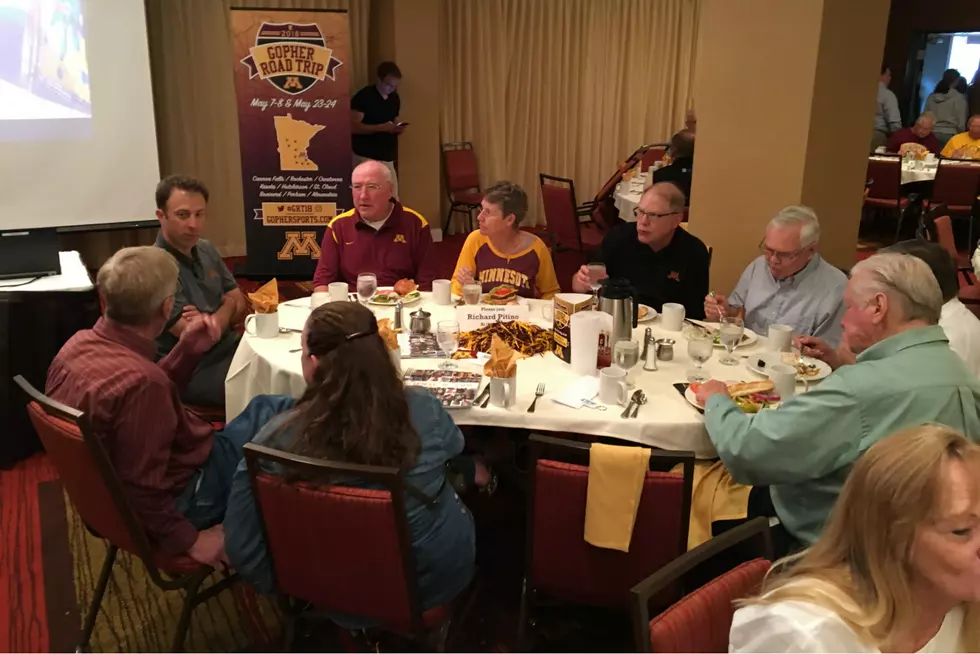 Fans Chat With Gopher Coaches During St. Cloud Stop on Road Trip