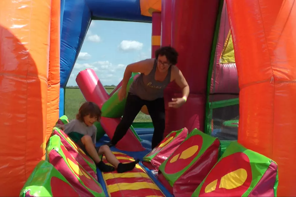 World’s Biggest Bounce House Jumps Into Kimball [VIDEO]