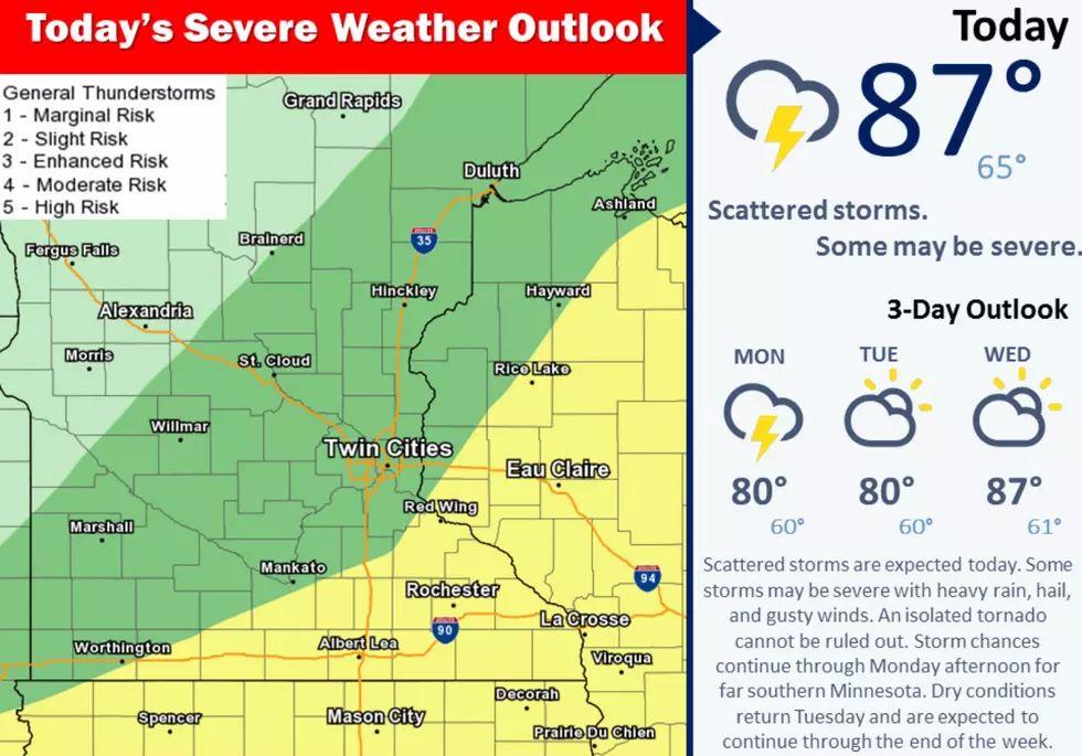 Severe Storms Still Possible Sunday