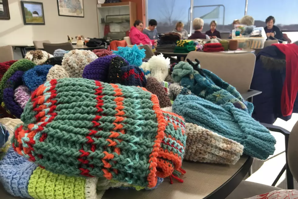 Sartell Yarn Group Giving Gift of Homemade Hats, Scarves [VIDEO]