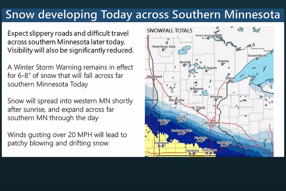 Massive Snowstorm Will Impact Parts of Minnesota