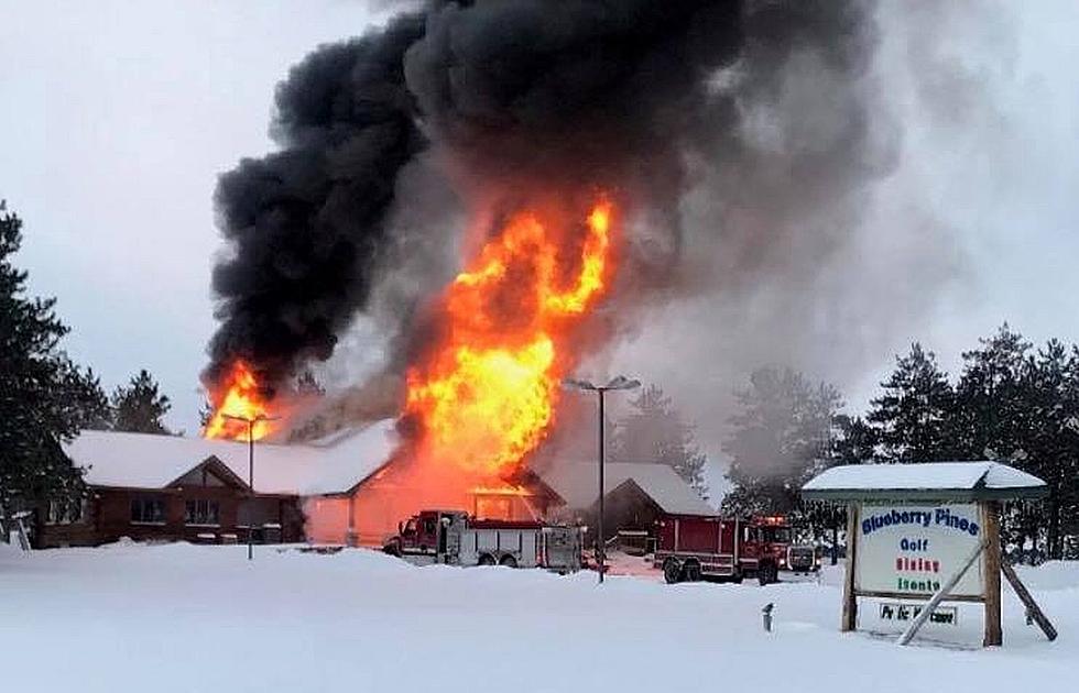 Golf Course Lodge Destroyed by Fire