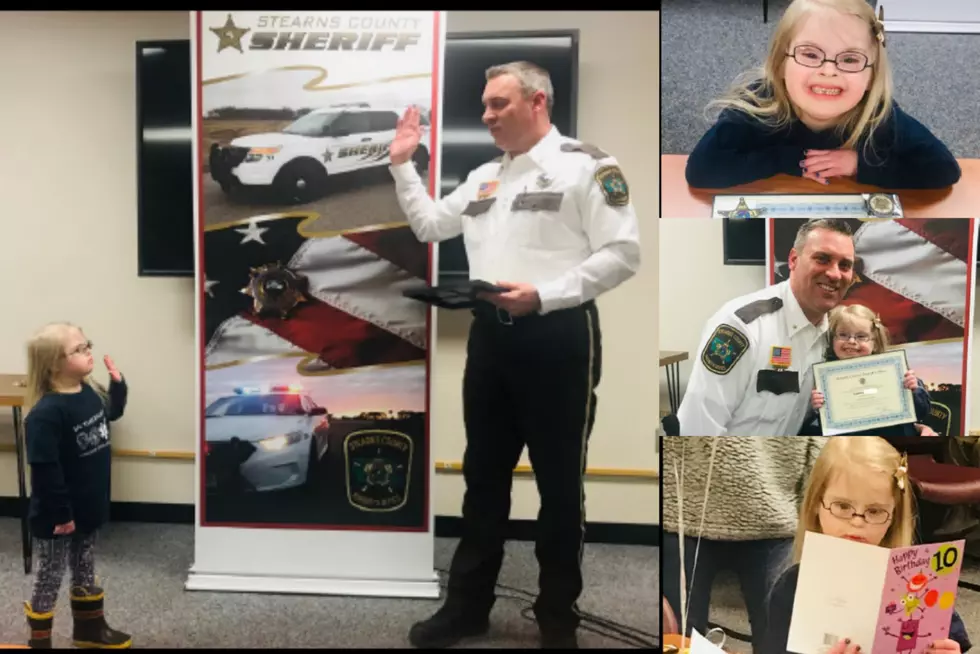 Stearns County Sheriff Swears in Newest Honorary Junior Deputy