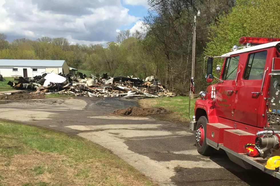 Fire Destroys Pole Shed in St. Augusta