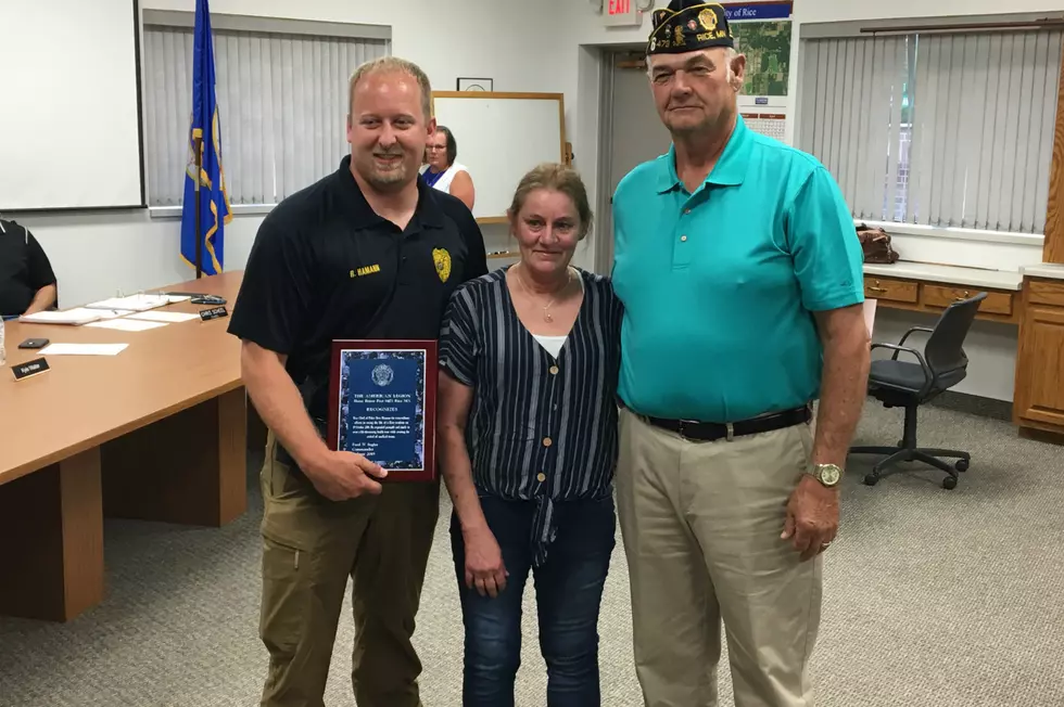 Rice Police Chief Honored With Life Saving Award
