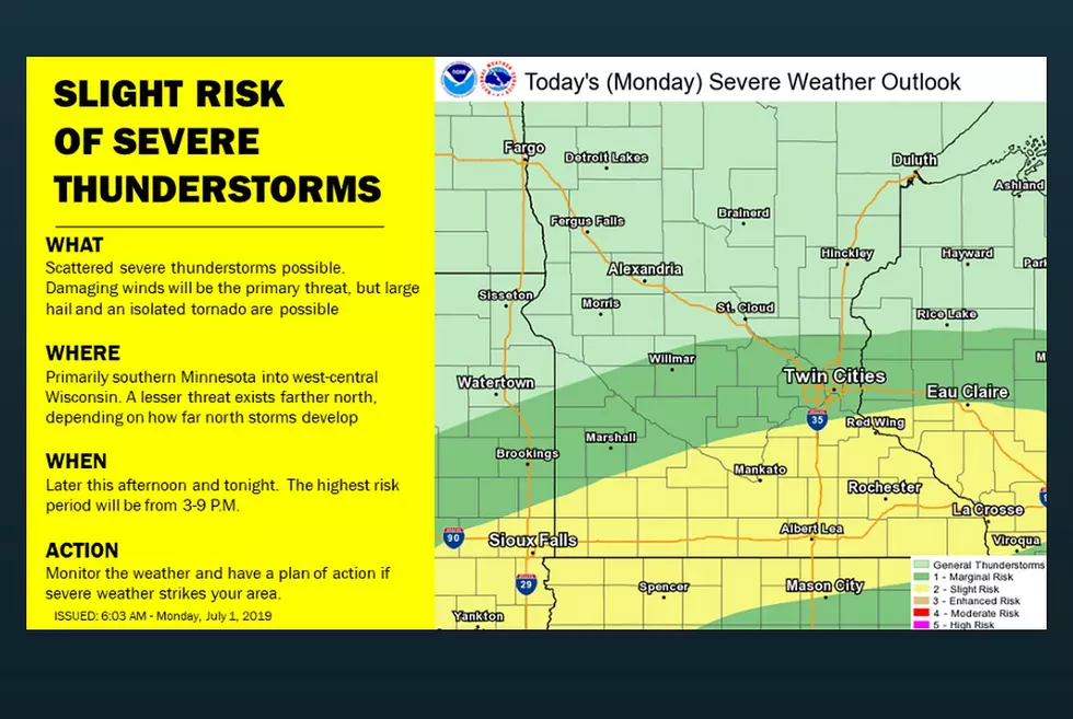 More Storms Possible Late Monday Afternoon, Evening