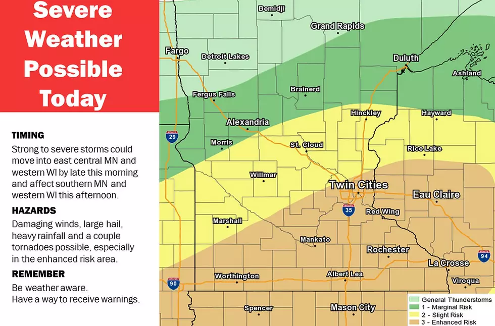 Strong Storms Possible on Monday