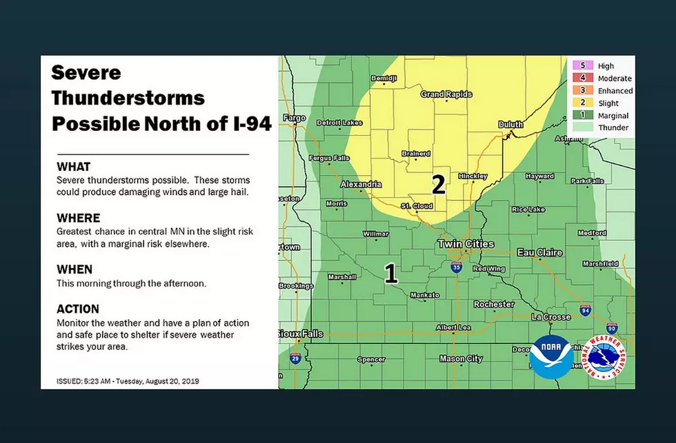 Strong Storms Possible Tuesday
