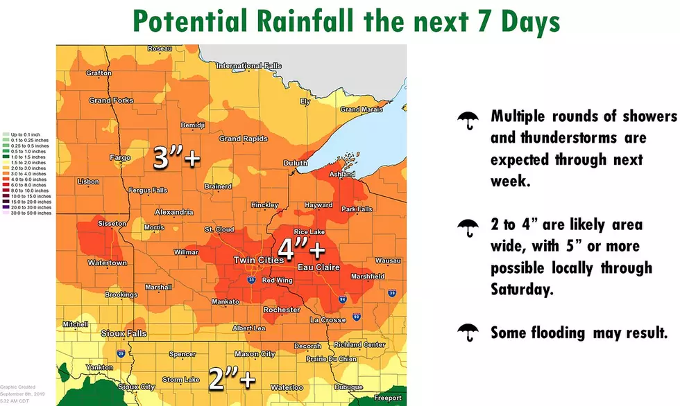 Wet Week Ahead for Much of Minnesota