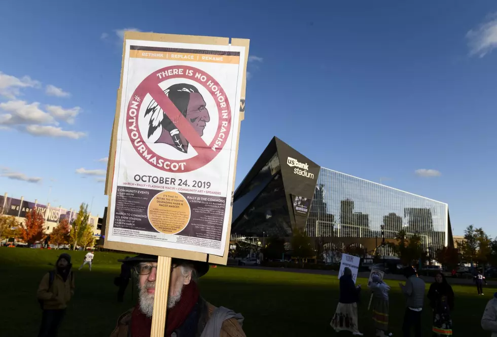 Hundreds Protest Washington NFL Team Name in Minneapolis