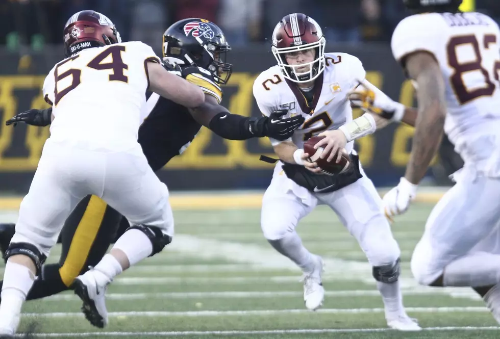 Minnesota QB Morgan Uncertain for Next Game With Concussion