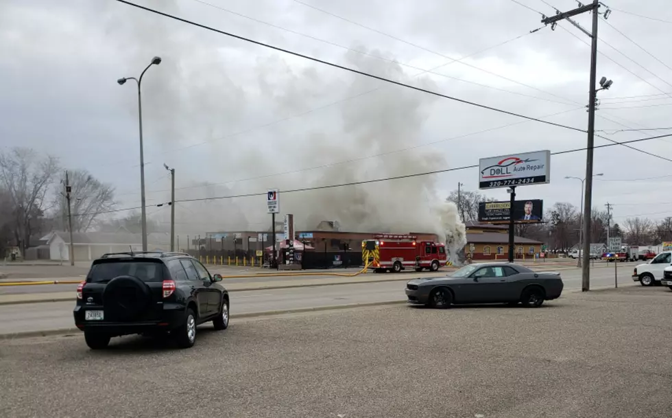 Fire Crews Battling Blaze at Ultimate Sports Bar