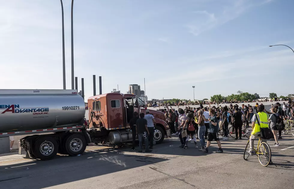 Trucker Who Drove Through George Floyd Protesters is Charged