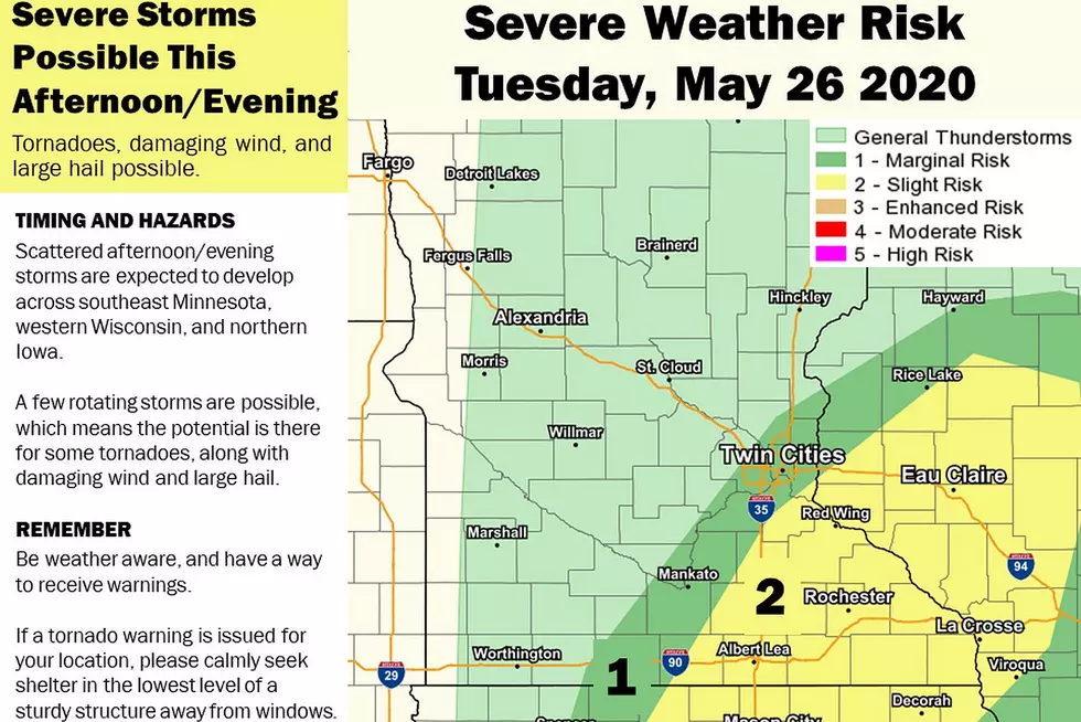 Strong Storms Possible in Parts of Minnesota
