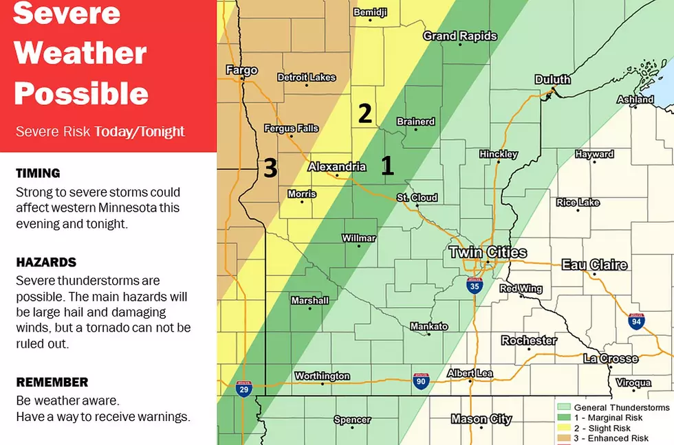 Strong Storms Possible Monday Night