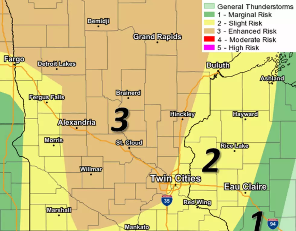 Severe Storms Possible Friday Across Minnesota