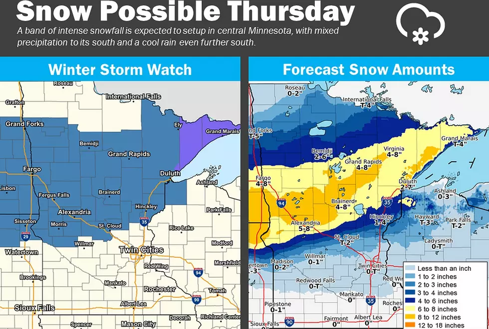 Winter Storm Watch for Thursday