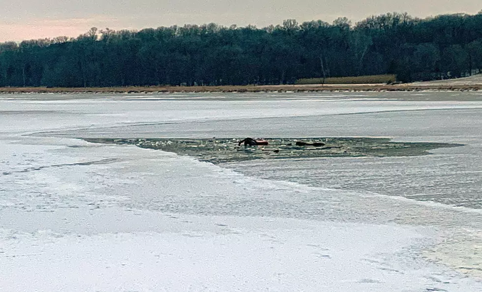 ATV Breaks Through Thin Ice on Stearns County Lake