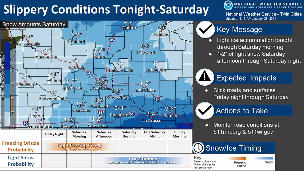 Winter Weather Advisory Issued for Saturday