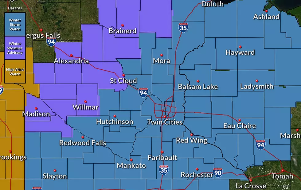 Winter Weather Advisory, Winter Storm Watch Issued