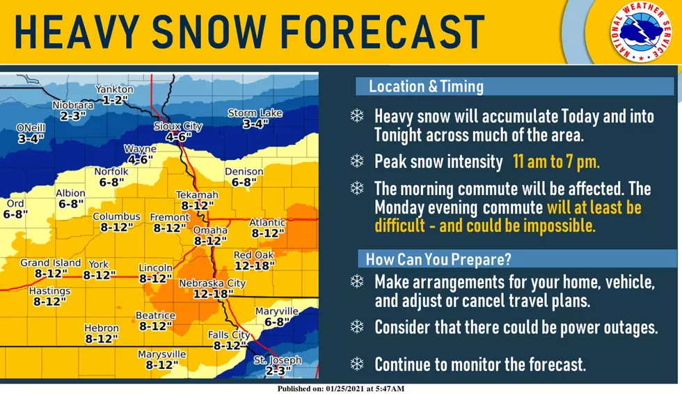 Midwest Storm Expected to Bring More Than A Foot of Snow