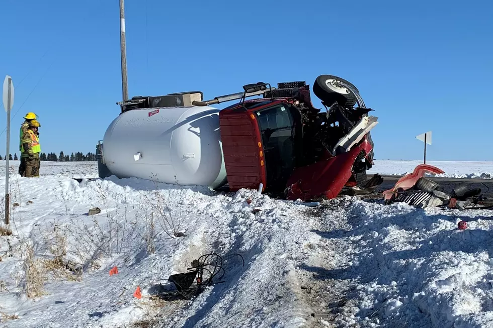 Two Gas Trucks Collide Near Eden Valley