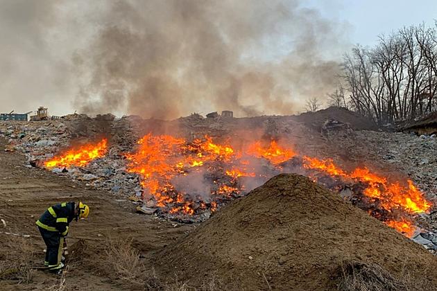 Multiple Fire Crews Battle Landfill Fire Near Cold Spring