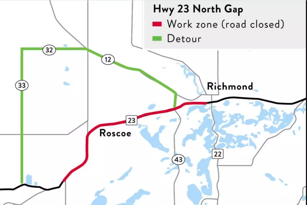 Highway 23 North Gap Detour Continues Until November