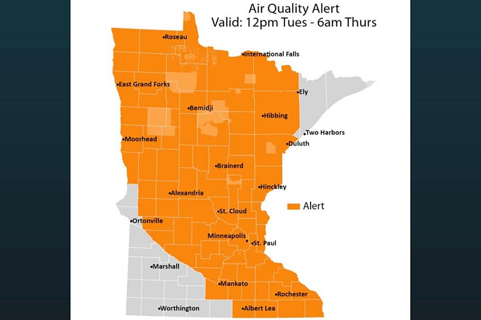 MPCA Issues Air Quality Alert for North, Central and Southeast MN
