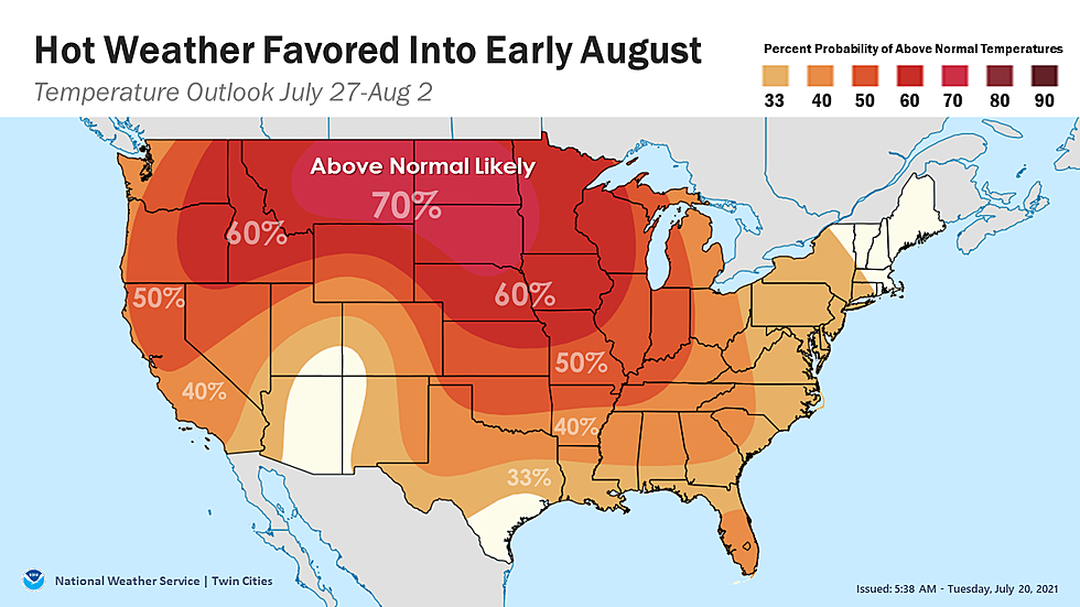 Hot Stretch of Weather Expected to Last Into Early August