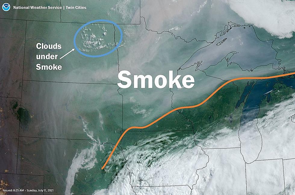 Smoke from Canadian Wildfires Cause of Hazy Sky Sunday