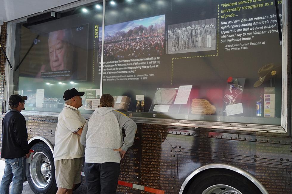 Traveling Vietnam War Memorial Replica Makes a Stop in Rice [PHOTOS]