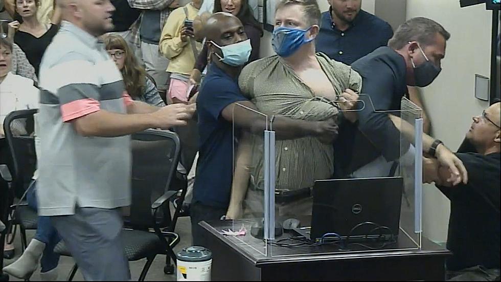 School Board Meeting Over Mask Mandate Gets Physical