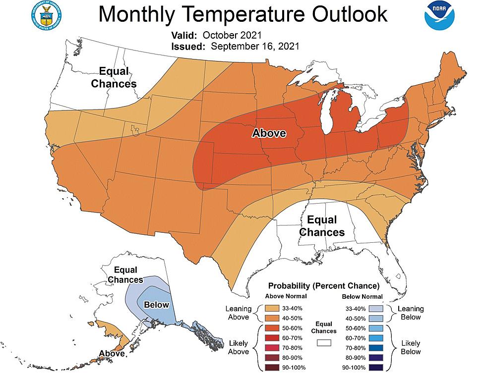 October Outlook: Above Normal Temperatures, Precipitation