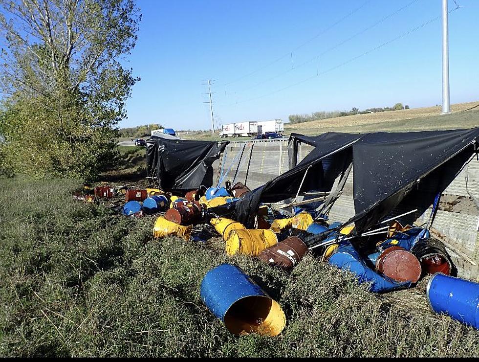 68 Barrels of Of Honey Spilled in Semi Crash On I-94