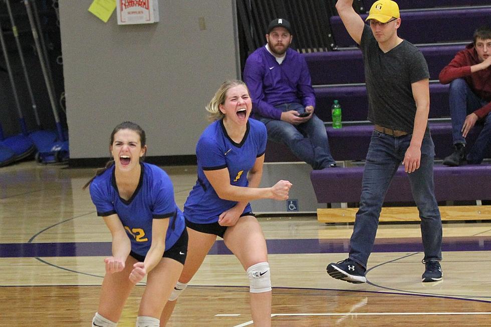 Cathedral Volleyball Set for Section Semifinals