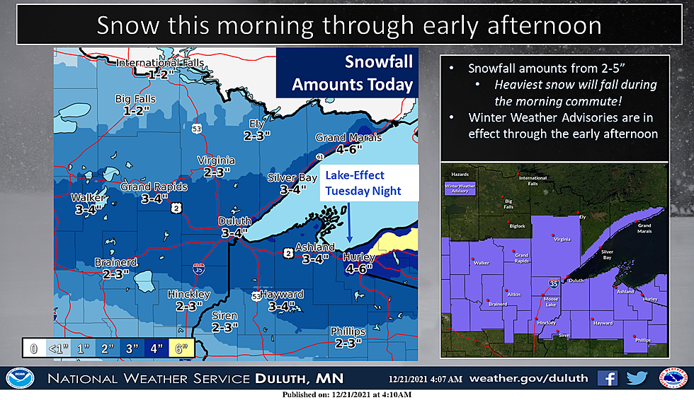 Winter Weather Advisory North of St. Cloud