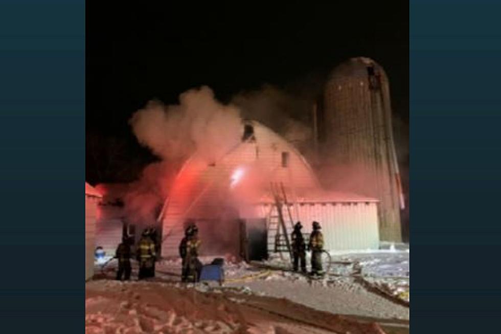 Authorities Respond To Sauk Centre Barn Fire