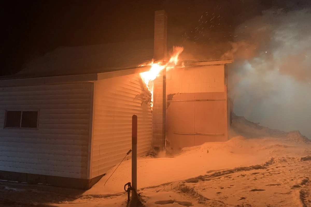 Fire Damages a Stearns County Storage Building